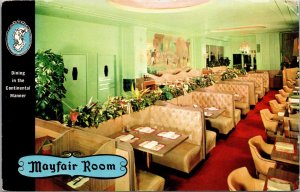 Postcard Mayfair Room Restaurant Hotel Leamington Minneapolis, Minnesota~135110