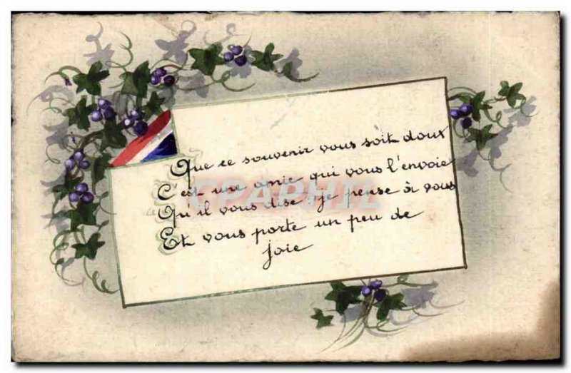 Fancy Old Postcard Whether it be sweet to remember