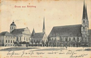 GRUSS aus ALTOTTING BAVARIA GERMANY~1902 CARL STALLECHNER PHOTO POSTCARD