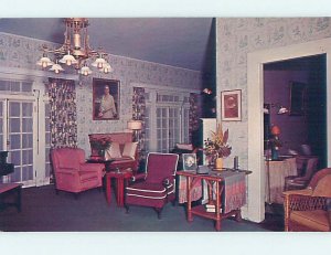Pre-1980 DRAWING ROOM OF THOMAS EDISON HOME Fort Myers Florida FL d1530