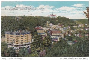 Arkansas Eureka Springs Showing Basin Park And The Crescent Hotels 1933