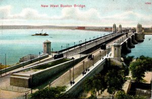 Massachusetts Boston The New West Boston Bridge