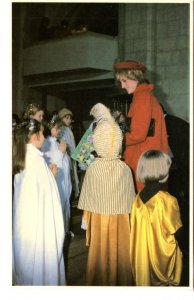 Princess Diana Christmas Nativity Players Guildford Cathedral Royal Family 1982