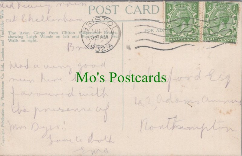 Genealogy Postcard -  Corford or Carford, 42 Adams Avenue, Northampton GL308