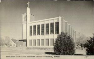 Wakeeney KS Behtlehem Evangelical Lutheran Church Postcard