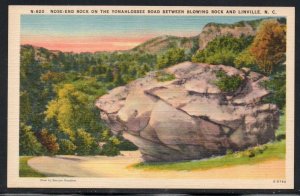 North Carolina colour PC Nose End Rock Yonahlossee Rd Linville  N.C.  unused