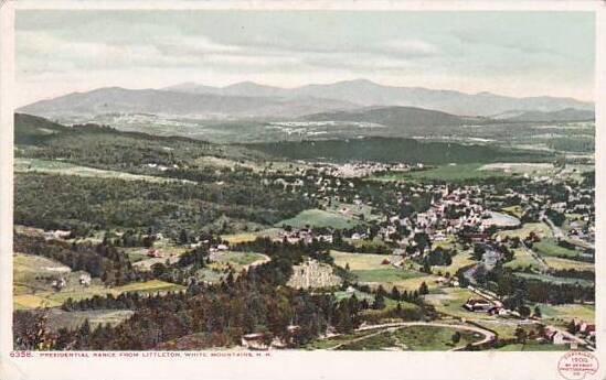 New Hampshire White Mountains Presidential Range From Littletown