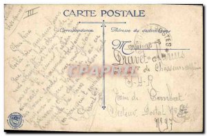 Postcard Old Army Campaign Phone