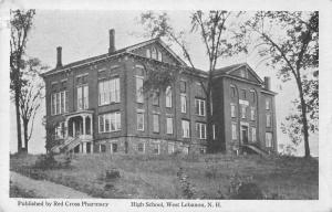 West Lebanon New Hampshire birds eye view local high school antique pc Z17138