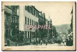 Postcard Old Grand Rue Saverne