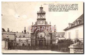 Old Postcard Dijon L & # 39Hopital General Leo