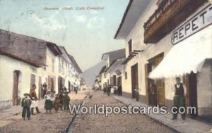 Calle Comercial Huanuco, Peru Postal Used Unknown, Missing Stamp 