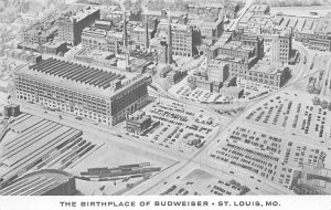 The birthplace of Budweiser St Louis, MO. USA Brewery Unused 