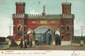 Netherlands Kampen IJsselbrug Vintage Postcard 03.75