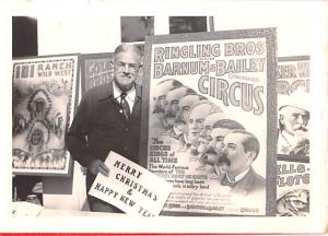 Ringling Brothers Circus Merry Christmas and Happy New Year Card, Non Non Pos...