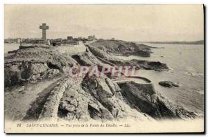 Postcard Old Saint Lunaire View from the Point of Decolle