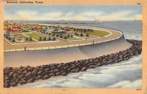 Seawall - Galveston, Texas TX  