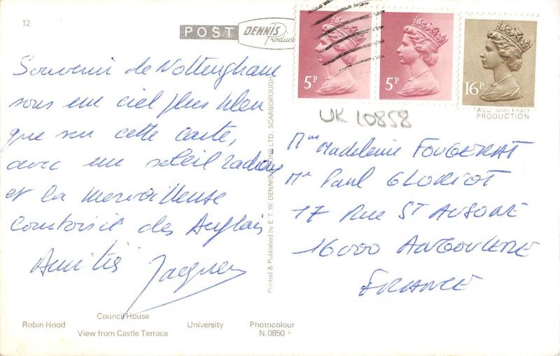 uk10858 nottingham robin hood uk