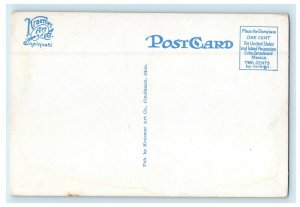 c1920s Country Club, Hamilton Ohio OH Unposted Vintage Postcard