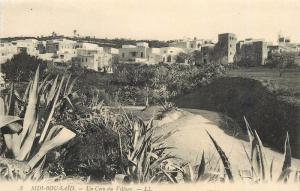 Tunisia Sidi Bou Said village partial view