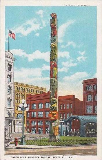 Washington Seattle Totem Pole Pioneer Square