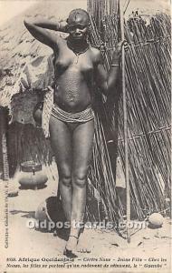 Cerere Non Jeune Fille African Nude Unused 