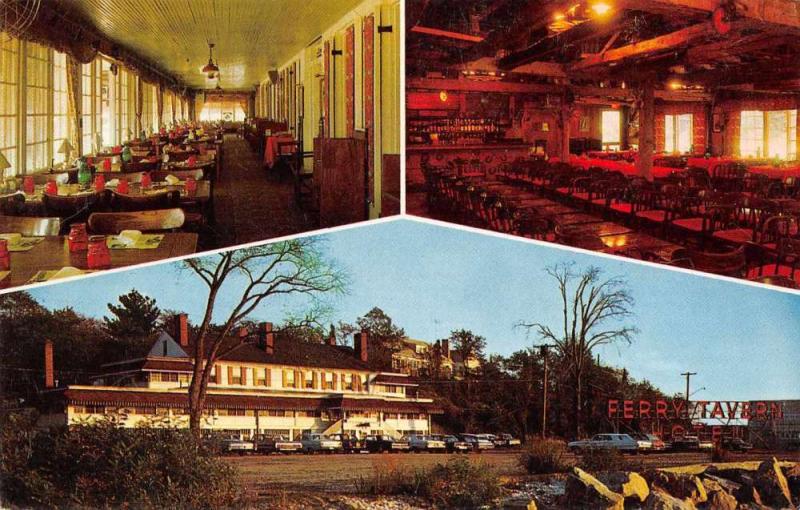 Old Lyme Connecticut Ferry Tavern Hotel Vintage Postcard J60659