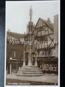 Vintage RPPC - City CRoss, Winchester (Mint)