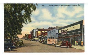 GA - Athens. Washington Street looking East ca 1940's