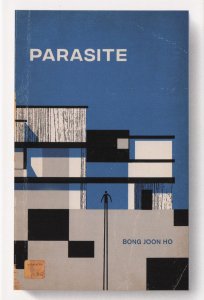 Parasite South Korean Black Comedy Film Movie As Rare Old Book Cover Postcard