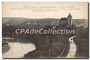 Postcard Old Chateau De Monifort Seen From The Road From Cersac