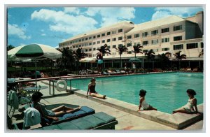 1961 Emerald Beach Hotel Nassau The Bahamas Vintage Standard View Postcard 