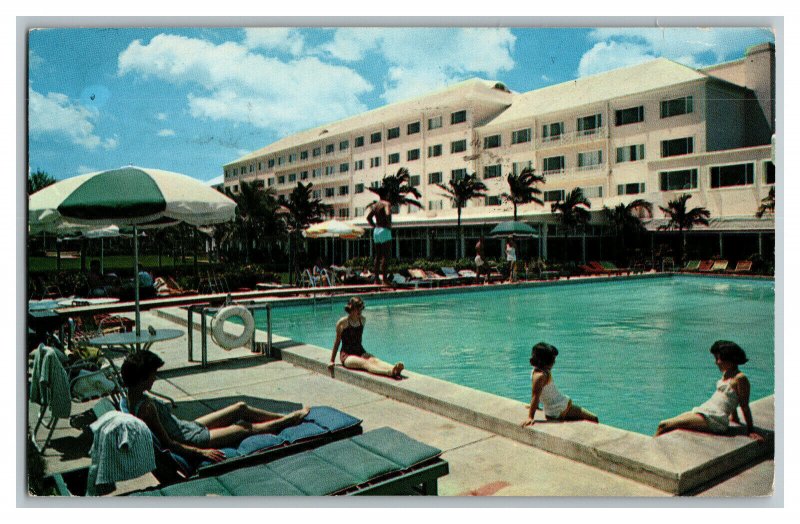 1961 Emerald Beach Hotel Nassau The Bahamas Vintage Standard View Postcard