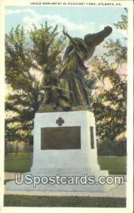 Peace Monument, Piedmont Park - Atlanta, Georgia GA  