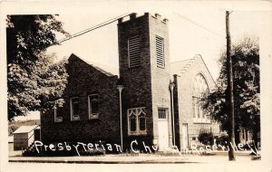 J28/ Roseville Ohio RPPC Postcard c1932 Presbyterian Church Building 162