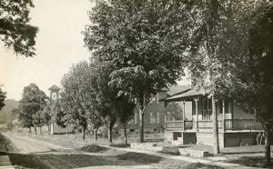 IL - Warrenville, Up from the Baptist Church    *RPPC