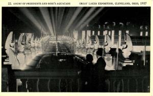 OH - Cleveland. Great Lakes Exposition, 1937. Court of Presidents and Rose's ...