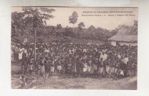 PAPUA NEW GUINEA,1931 ppc Buka,Gagan, Parishioners Mass, Salomon Septentrionales