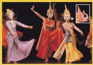 Thailand Dancers at The King & I London Palladium Gala Postcard