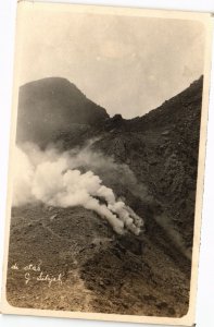 PC VOLCANO DI ATAS G. DIBOJAK REAL PHOTO INDONESIA (a29387)