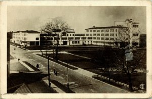 RPPC New School Worker's District Leningrad Russia USSR Real Photo Postcard 1934