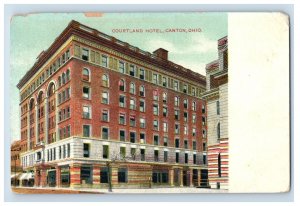 C. 1910 Courtland Hotel, Canton Ohio. Postcard P222E