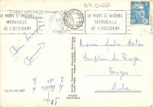 BR50237 Le mont saint michel    France