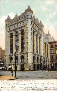 Newark New Jersey~Prudential Building Showing Street-Buildings Next Door~1905 PC
