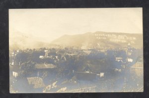 RPPC EMPORIUM PENNSYLVANIA PA. BIRDSEYE VIEW 1909 OIL CITY REAL PHOTO POSTCARD