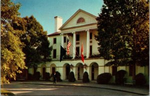 Williamsburg Inn VA Virginia Exterior Entrance VTG Postcard UNP Unused Mirro 