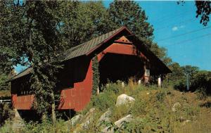 Brattleboro Vermont~Creamery Cud Covered Bridge Built over Whetstone Branch~'50s