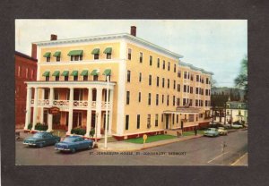 VT St Johnsbury House Hotel Colonial Inn St Johnsbury Vermont Postcard