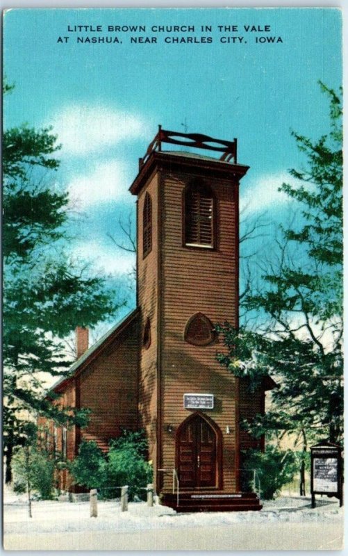 M-58445 Little Brown Church In The Vale At Nashua Iowa