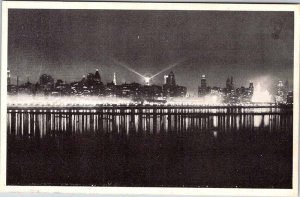 Postcard CITY SKYLINE SCENE Chicago Illinois IL AK5700